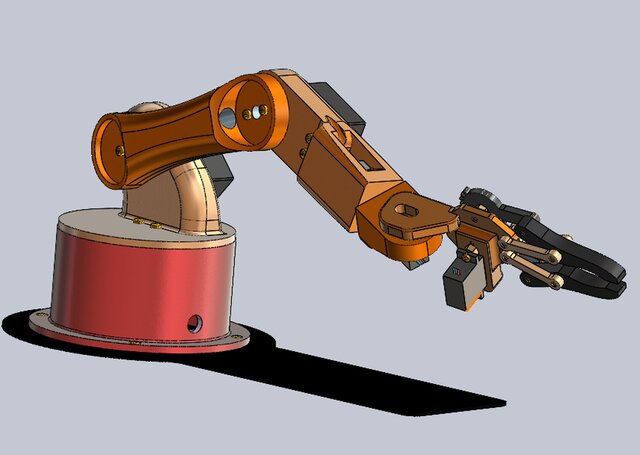 3D model of Robotic Arm