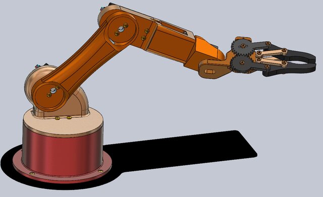 3D model of Robotic Arm
