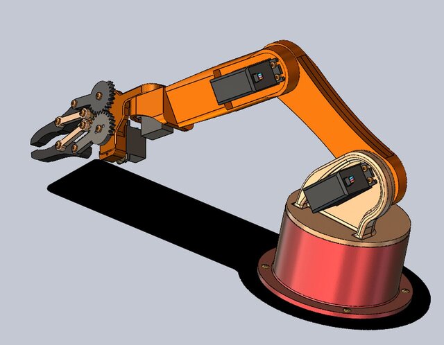 3D model of Robotic Arm