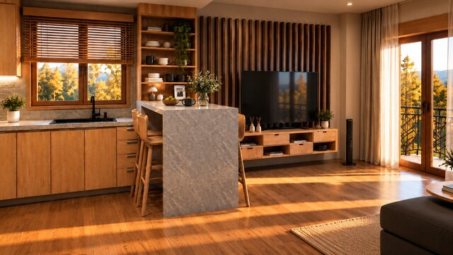 Contemporary Residence | Interior Styling & Visualization – image 2 of 4
