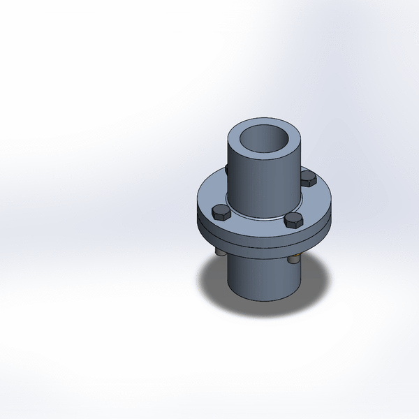3D model of Flange Coupling