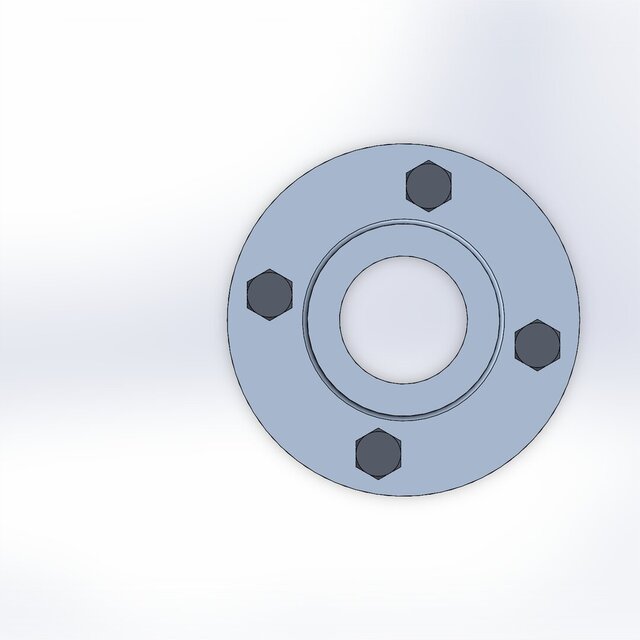 3D model of Flange Coupling