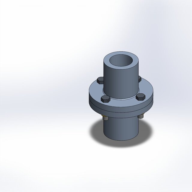 3D model of Flange Coupling