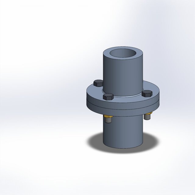3D model of Flange Coupling