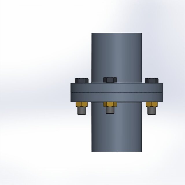 3D model of Flange Coupling