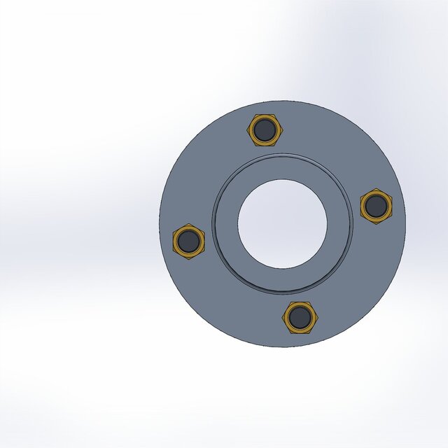 3D model of Flange Coupling