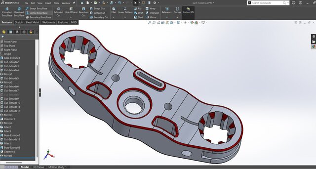 SolidWorks Part Modification & Mechanical Design Optimization – image 3 of 3