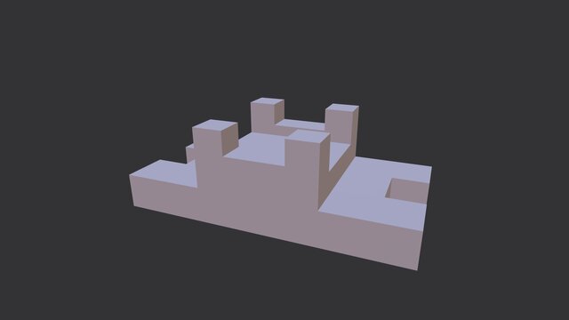 Stepped Mounting Bracket – 3D CAD Model – image 4 of 4