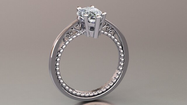 3D model of Custom Jewelry Renderings