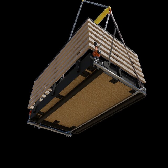3D model of Modular Balcony System | Design & Fabrication Drawings