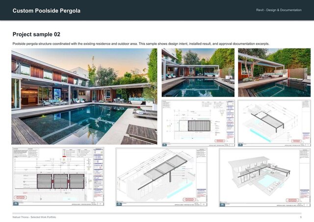 3D model of Pergola & Outdoor Structure Design | CAD & Fabrication Documentation