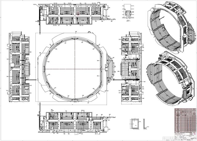 3D model of Electric Arc Furnace Upper Shell – 3D CAD Model