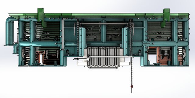 3D model of Electric Arc Furnace Upper Shell – 3D CAD Model