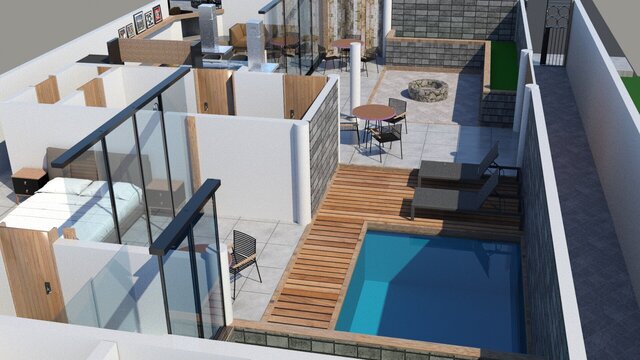 3D model of 3D Photorealistic Floor Plans & Spatial Planning Case Study