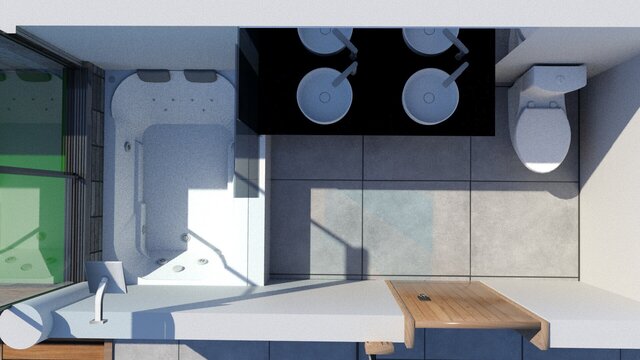 3D model of 3D Photorealistic Floor Plans & Spatial Planning Case Study