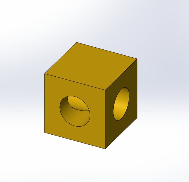 3D model of Universal Joint – Mechanical CAD Design