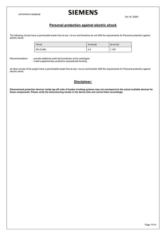 LV Network Calculation in SIMARIS design – image 7 of 12