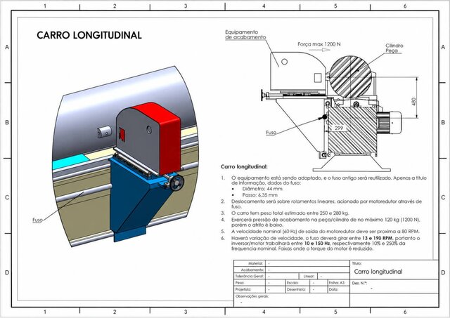 Industrial Lathe Retrofit & Superfinishing System | Mechanical Design – image 9 of 12