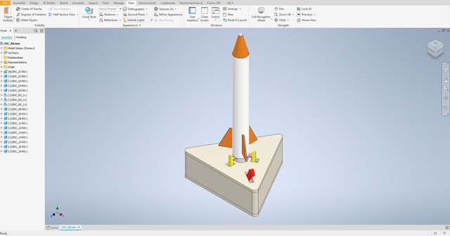3D model of Toy Rocket Launcher