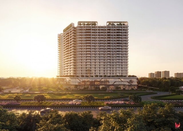 3D model of The Marq by Atlantis | Luxury Residential Architectural Visualization