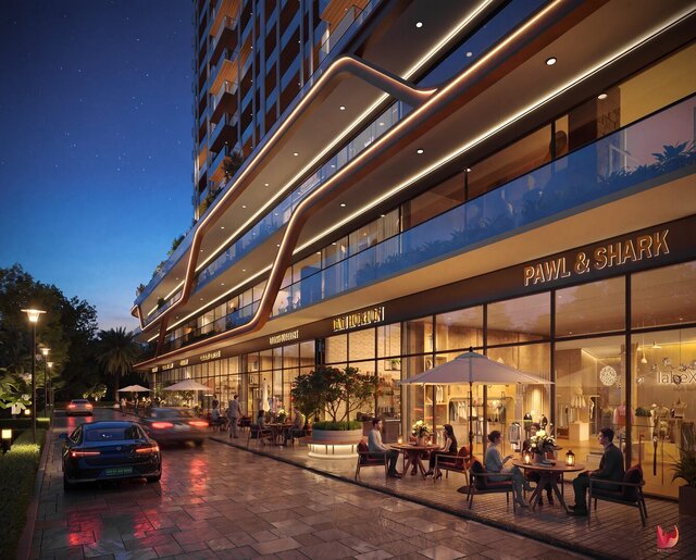 3D model of The Marq by Atlantis | Luxury Residential Architectural Visualization