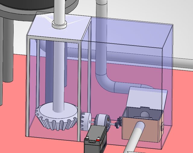 3D model of SMART HYDRO GENERATOR – Micro-Hydropower Energy Recovery System for Building Water Supply