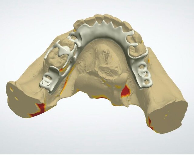 3D model of frame-work