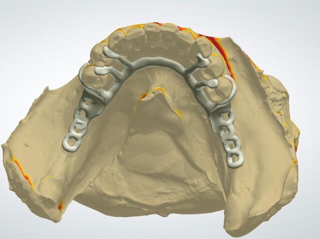 3D model of frame-work