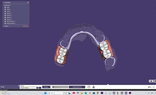 3D model of frame-work