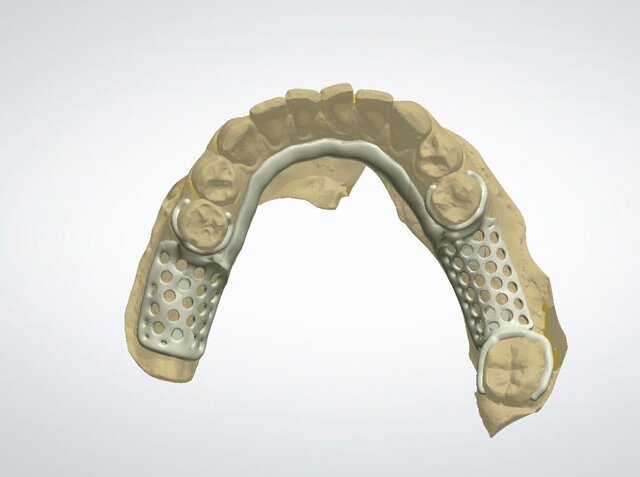 3D model of frame-work