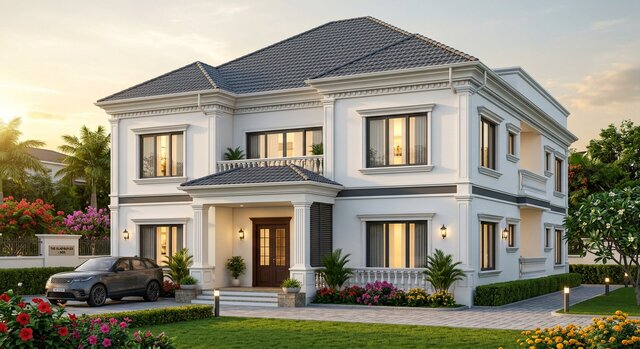 3D model of 6-bedroom-duplex