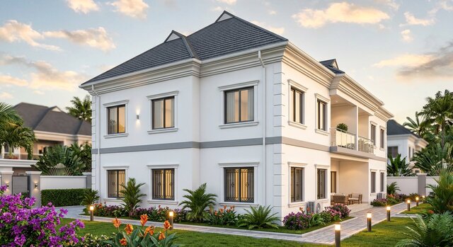 3D model of 6-bedroom-duplex