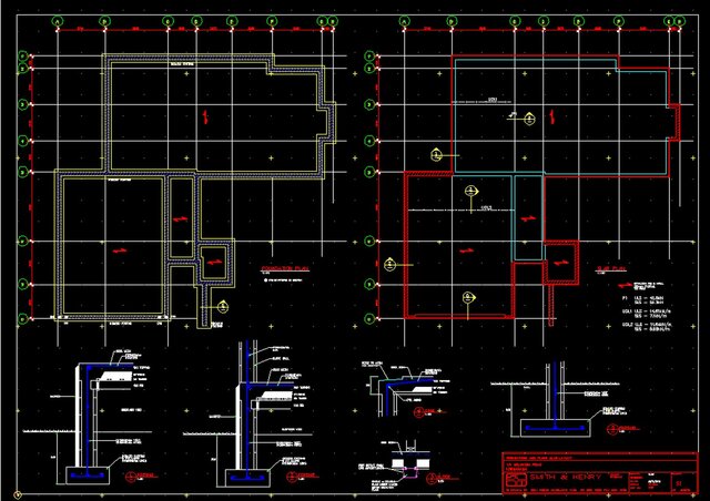 S001 Foundation drawings