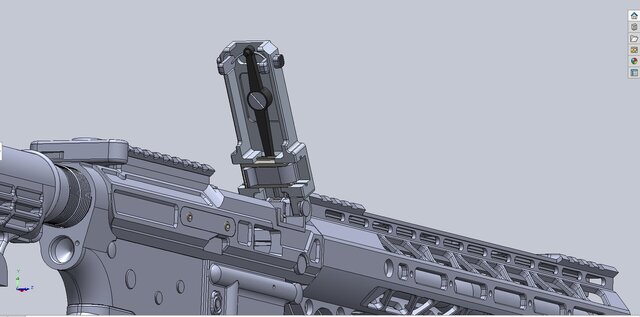 3D model of .22LR belt-fed Light Machine Gun