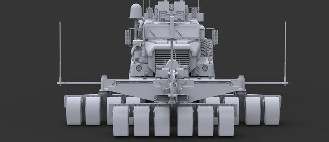 3D model of MRAP Cougar