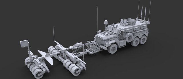 3D model of MRAP Cougar
