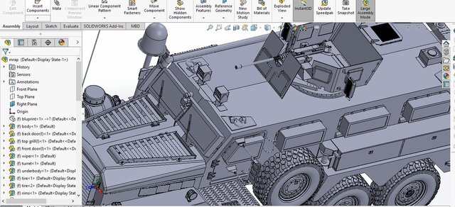 3D model of MRAP Cougar