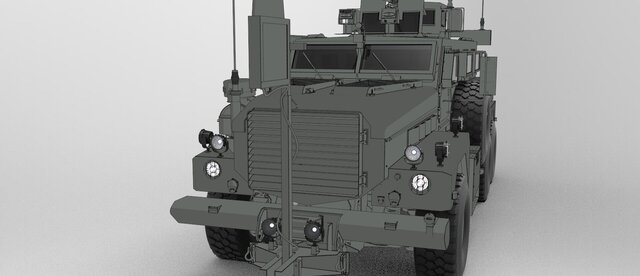 3D model of MRAP Cougar