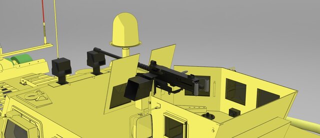 3D model of MRAP Cougar