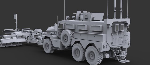 3D model of MRAP Cougar