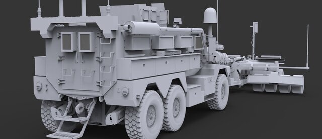 3D model of MRAP Cougar
