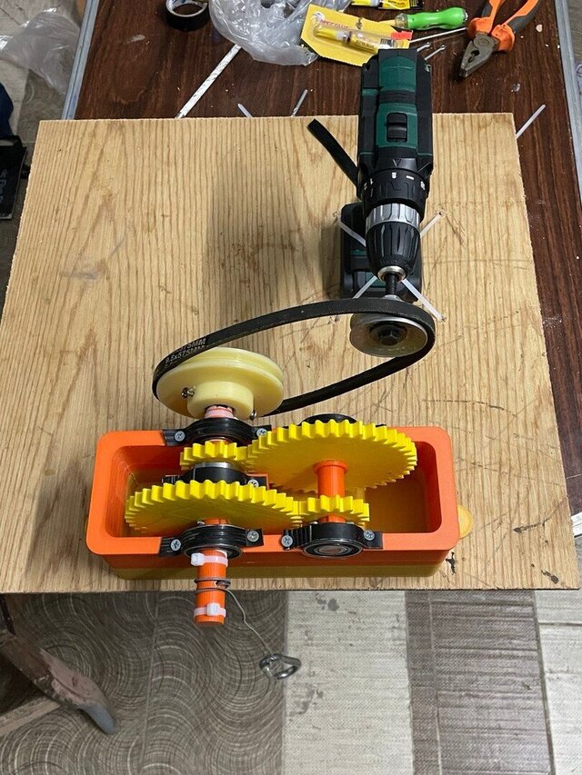 Two-Stage Reduction Gearbox - SOLIDWORKS Design & 3D Printing – image 2 of 4
