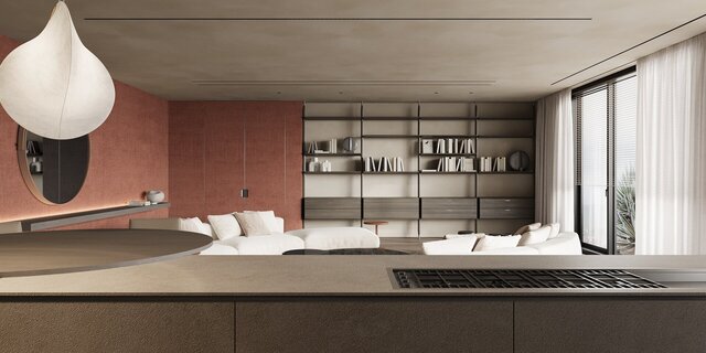 3D model of Photorealistic Living Room Interior Visualization