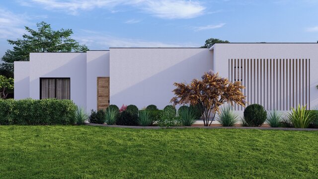 3D model of Exterior Facade Design