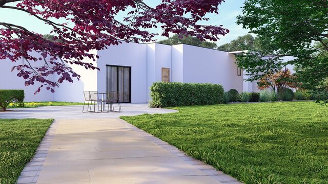 3D model of Exterior Facade Design
