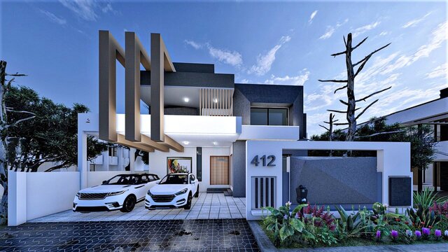 Residential houses