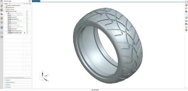 05. Tire: Advanced Parametric Tread Design