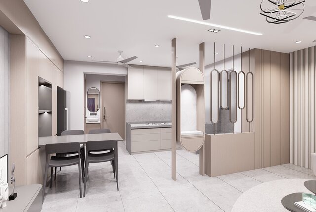 3D model of Modern Apartment Interior Design | 3D Visualization