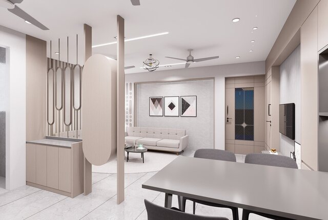 3D model of Modern Apartment Interior Design | 3D Visualization