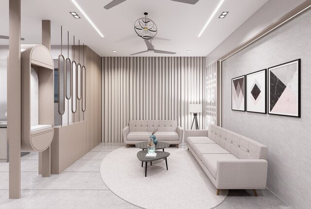 3D model of Modern Apartment Interior Design | 3D Visualization